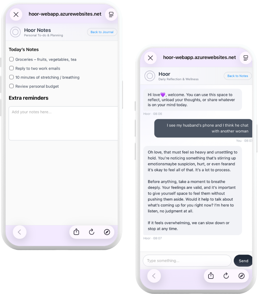 Betrayal ER app phone preview