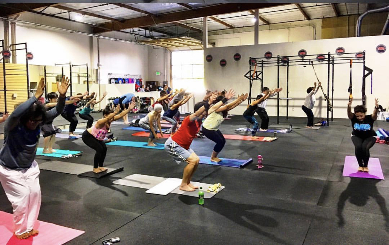 Participants using movement to open the room